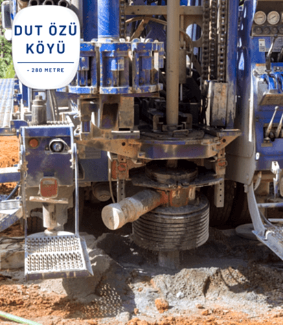 DUT ÖZÜ KÖYÜ - 270 METRE SU KUYUSU